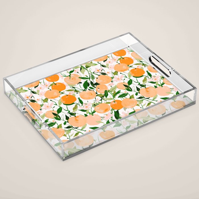 Spring Clementines Acrylic Tray Gallery Image 1