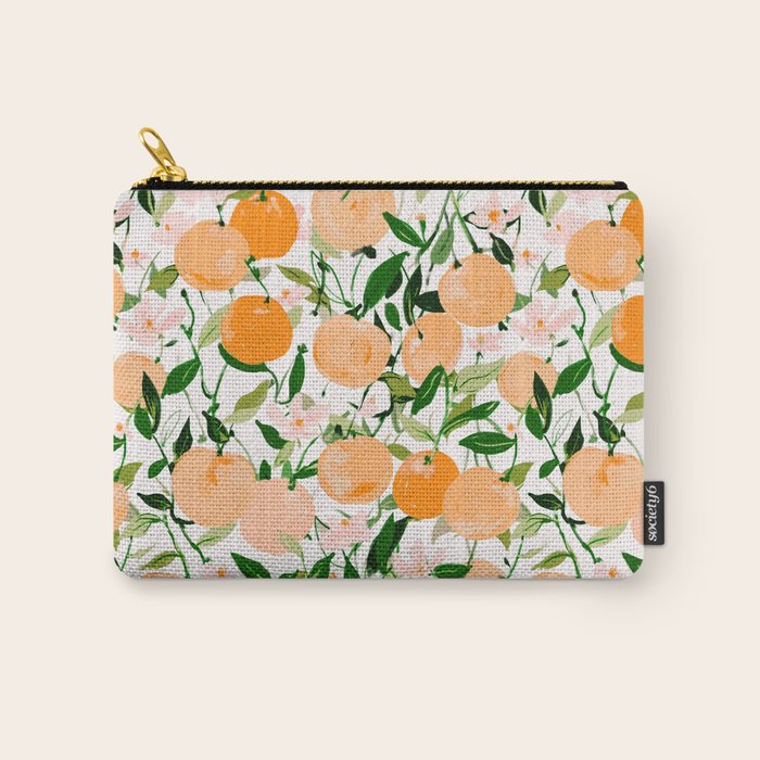 Spring Clementines Carry All Pouch Gallery Image 1