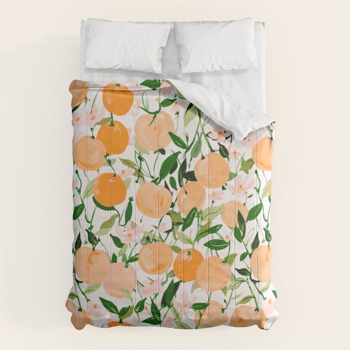 Spring Clementines Comforter Gallery Image 6