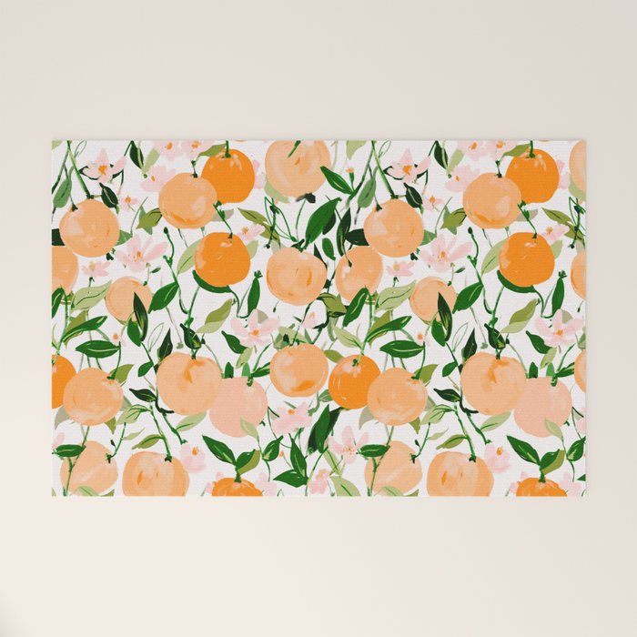 Spring Clementines Welcome Mat Gallery Image 1