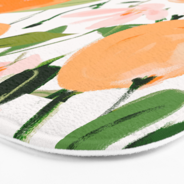 Spring Clementines Bath Mat Gallery Image 3