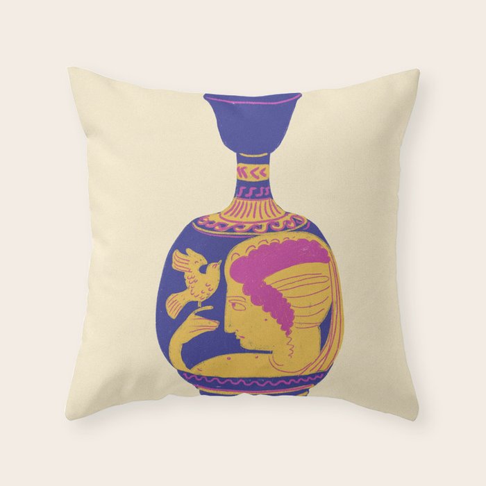 Roman vase Throw Pillow Gallery Image 6