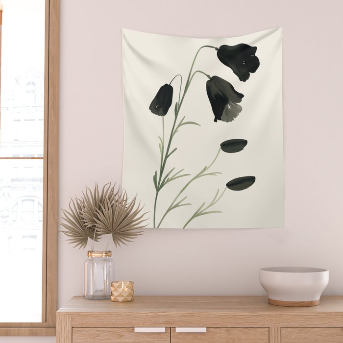 Botanical Elegance I Wall Tapestry Gallery Image 2