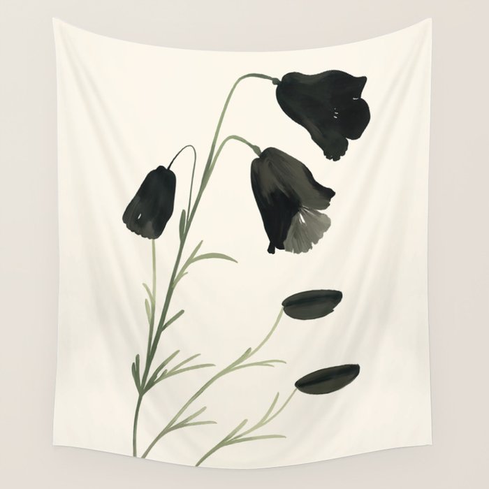 Botanical Elegance I Wall Tapestry Gallery Image 1