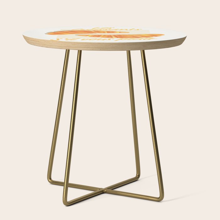 Croissants: Vintage Retro French Brunch Bakery Cafe Art Side Table Gallery Image 1