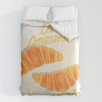 Croissants: Vintage Retro French Brunch Bakery Cafe Art Comforter Gallery Image 6