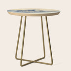 The Great Wave of Pugs Vanilla Sky Side Table Gallery Image 1