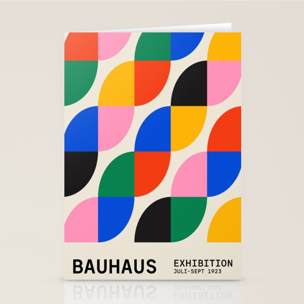 BAUHAUS 04: Exhibition 1923 | Mid Century Series  Stationery Card Gallery Image 1