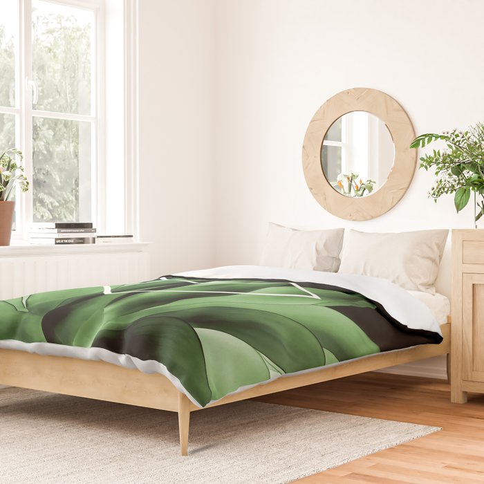 Agave geometrics III Duvet Cover Gallery Image 2