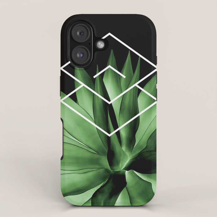 Agave geometrics III iPhone Case Gallery Image 1