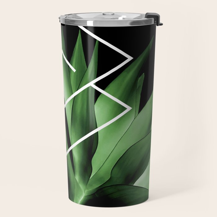 Agave geometrics III Travel Mug Gallery Image 2