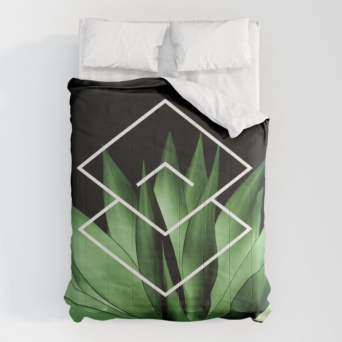 Agave geometrics III Comforter Gallery Image 6