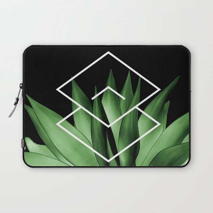 Agave geometrics III Laptop Sleeve Gallery Image 1