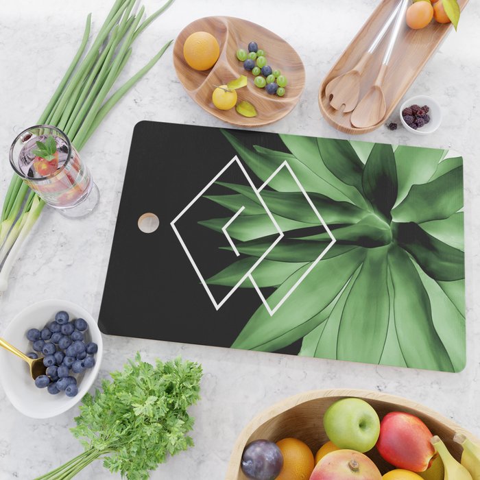 Agave geometrics III Cutting Board Gallery Image 2