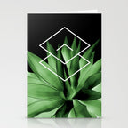 Agave geometrics III Stationery Card Gallery Image 2