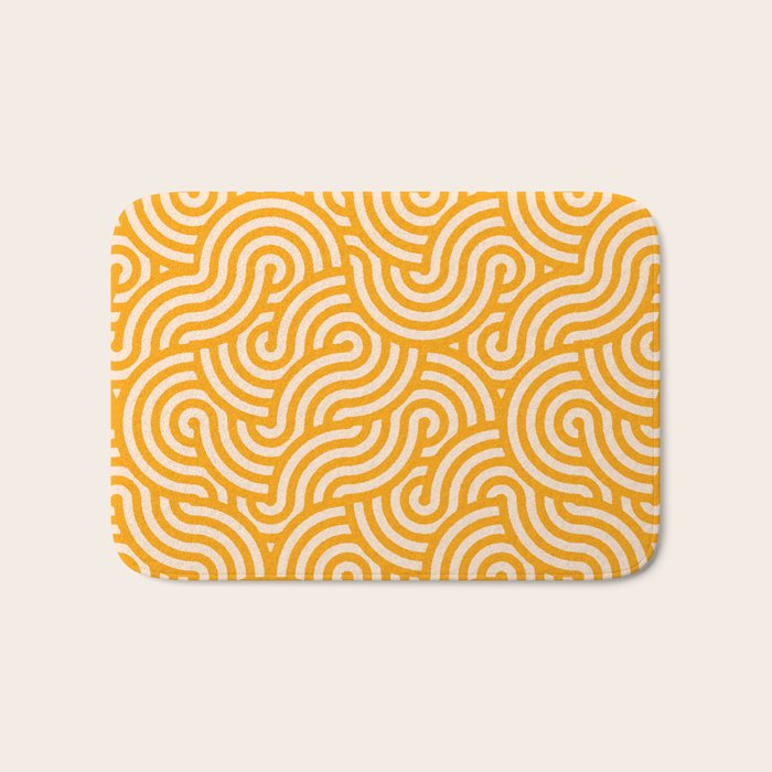 SWIRL Honey and Oat Bath Mat Gallery Image 1