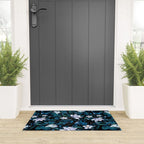 Moon Night Flowers Welcome Mat Gallery Image 3