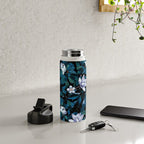 Moon Night Flowers Water Bottle Gallery Image 4