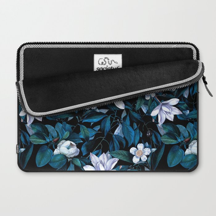 Moon Night Flowers Laptop Sleeve Gallery Image 2