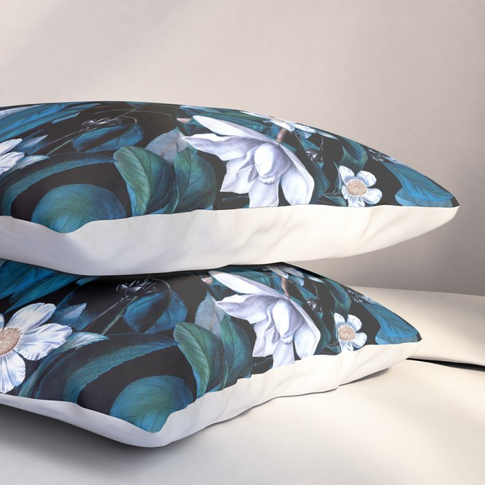 Moon Night Flowers Pillow Sham Gallery Image 3