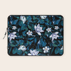 Moon Night Flowers Laptop Sleeve Gallery Image 1