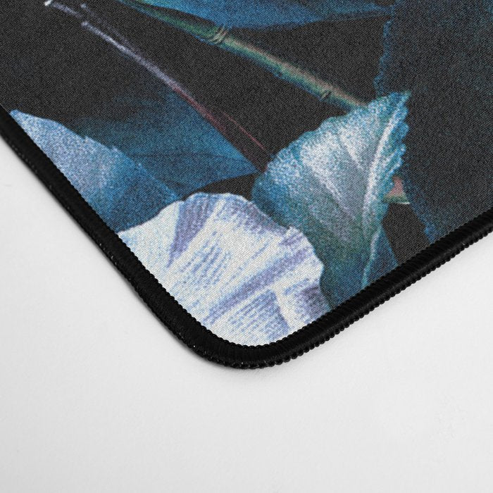 Moon Night Flowers Desk Mat Gallery Image 4