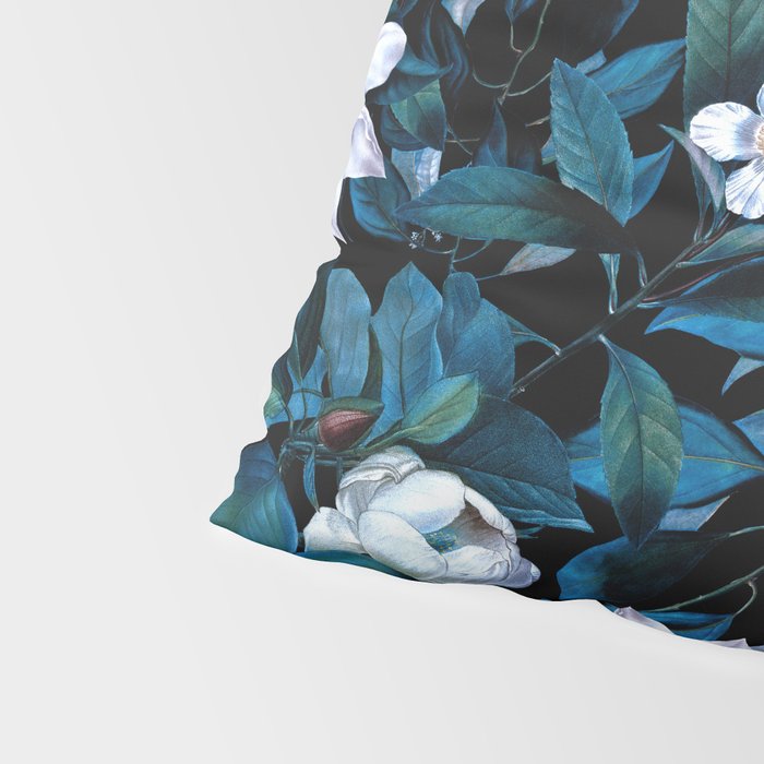 Moon Night Flowers Pillow Sham Gallery Image 4
