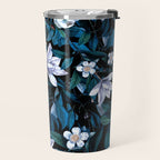 Moon Night Flowers Travel Mug Gallery Image 2