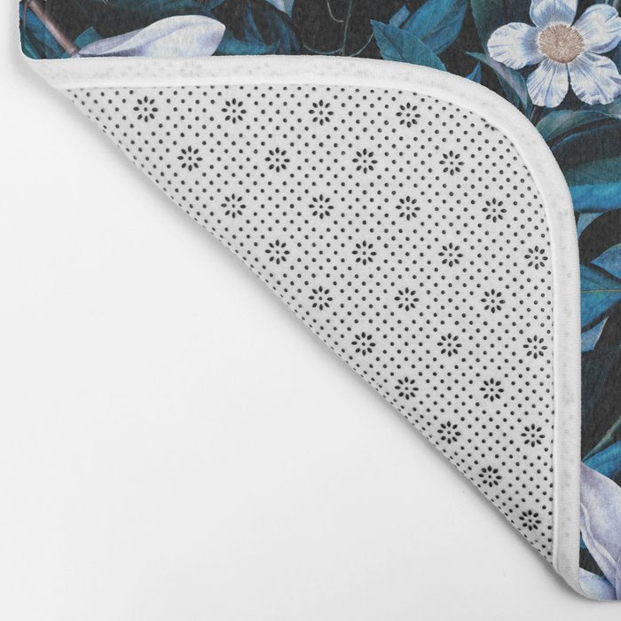 Moon Night Flowers Bath Mat Gallery Image 2