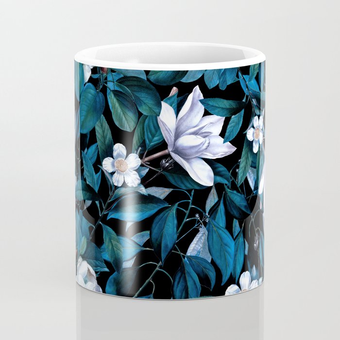 Moon Night Flowers Coffee Mug Gallery Image 4