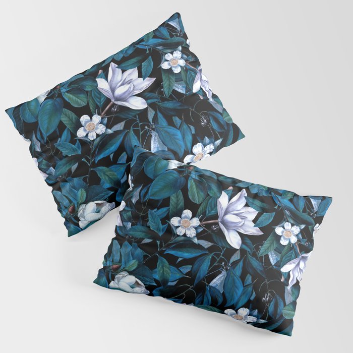 Moon Night Flowers Pillow Sham Gallery Image 3