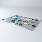 Rocket Ships And Astronauts Pattern Rug Gallery Image 3