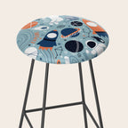 Rocket Ships And Astronauts Pattern Stool Gallery Image 2