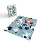 Rocket Ships And Astronauts Pattern Jigsaw Puzzle Gallery Image 2
