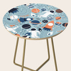 Rocket Ships And Astronauts Pattern Side Table Gallery Image 2