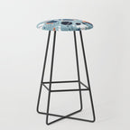 Rocket Ships And Astronauts Pattern Stool Gallery Image 1