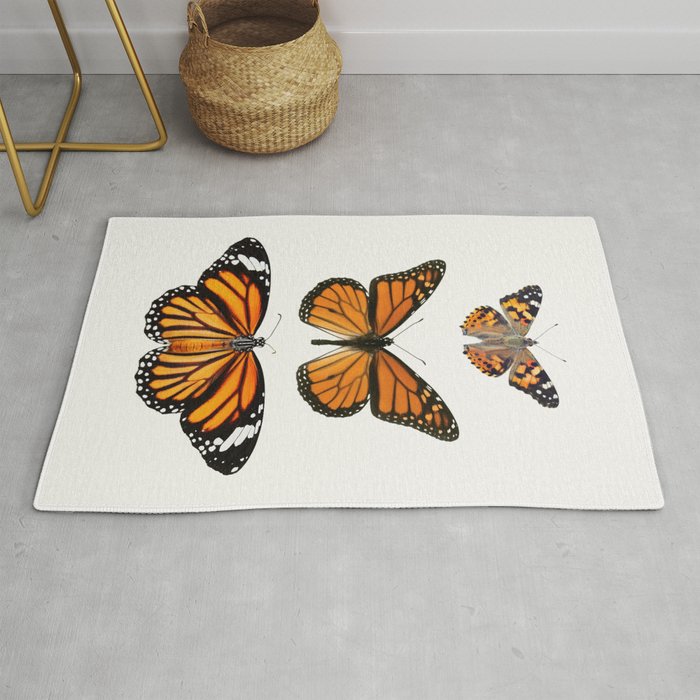 Monarch Butterflies III Rug Gallery Image 1