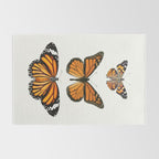 Monarch Butterflies III Rug Gallery Image 2