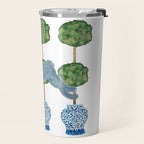 Topiary Country French Bunny Rabbit Ginger Jars Travel Mug Gallery Image 2