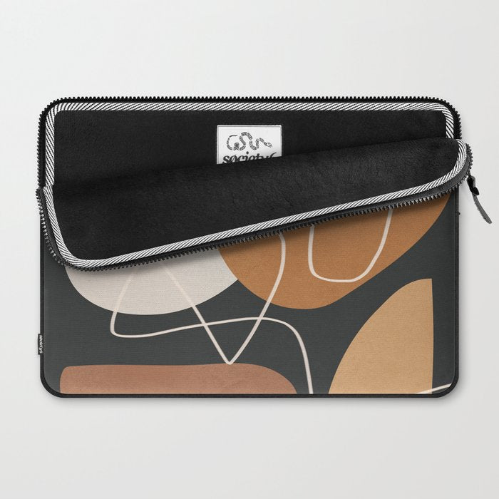 Minimal Colorful Abstract Shapes 9 Laptop Sleeve Gallery Image 2
