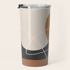 Minimal Colorful Abstract Shapes 9 Travel Mug Gallery Image 3