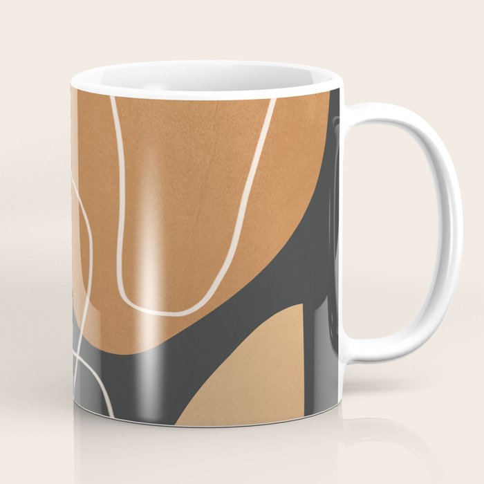 Minimal Colorful Abstract Shapes 9 Coffee Mug Gallery Image 1