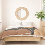 Minimal Colorful Abstract Shapes 9 Duvet Cover Gallery Image 3