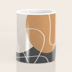 Minimal Colorful Abstract Shapes 9 Coffee Mug Gallery Image 4