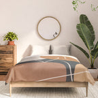 Minimal Colorful Abstract Shapes 9 Comforter Gallery Image 3
