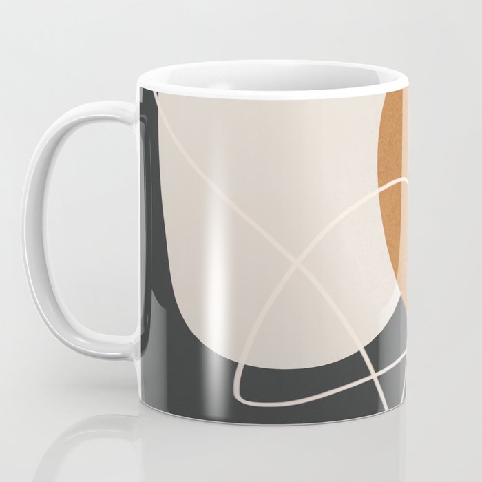 Minimal Colorful Abstract Shapes 9 Coffee Mug Gallery Image 3