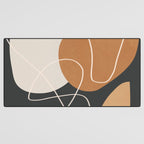 Minimal Colorful Abstract Shapes 9 Desk Mat Gallery Image 3