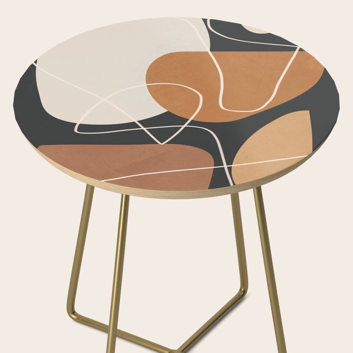 Minimal Colorful Abstract Shapes 9 Side Table Gallery Image 2