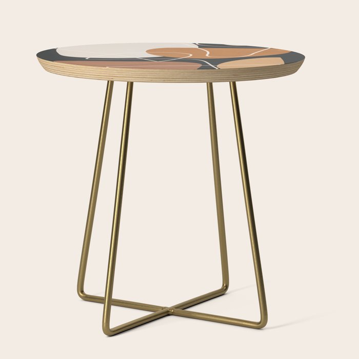 Minimal Colorful Abstract Shapes 9 Side Table Gallery Image 1