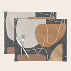 Minimal Colorful Abstract Shapes 9 Placemat Gallery Image 1